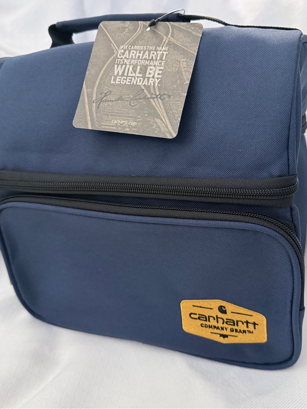 NWT Carhartt Company Gear Deluxe Dual Compartment Insulated Lunch Cooler Bag